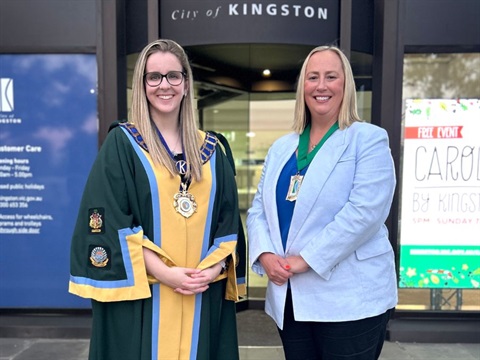 Mayor Oxley and Deputy Mayor O'Donnell