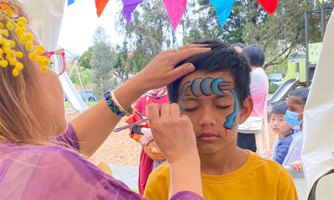 face painting