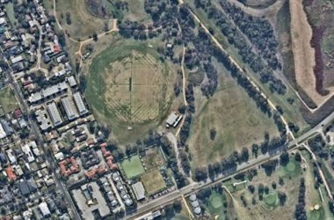 Aerial view of Edithvale common pavilion
