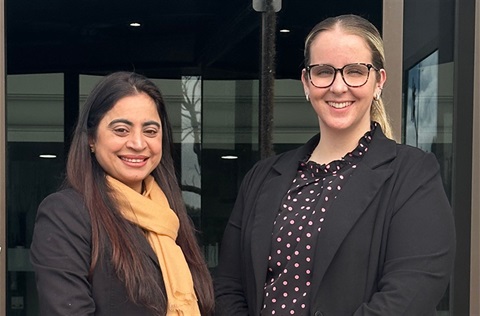 Cr Nikki Kaur and Mayor Georgina Oxley.jpeg